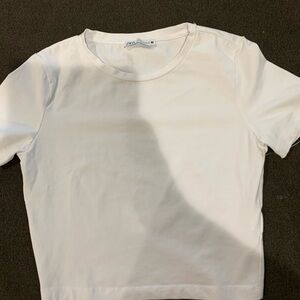 Zara White Casual Tee                            00015